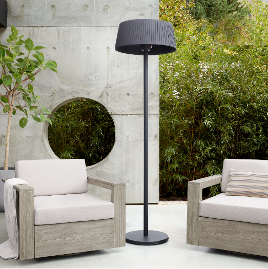 Wall mounted outdoor heater