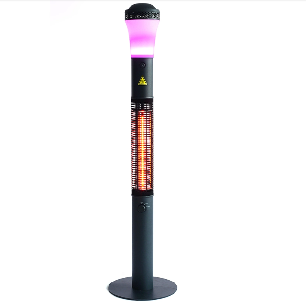 Infrared wall heater for bathroom