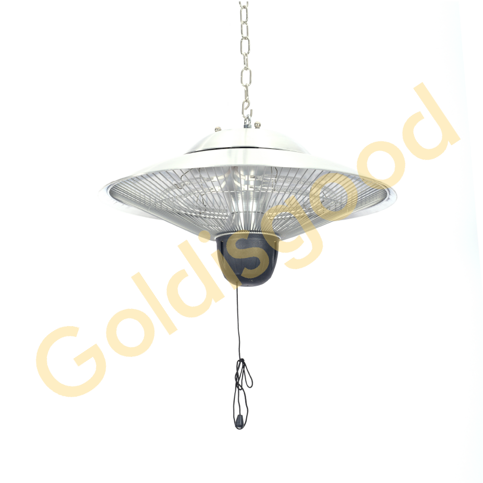 Distance between patio heater and ceiling